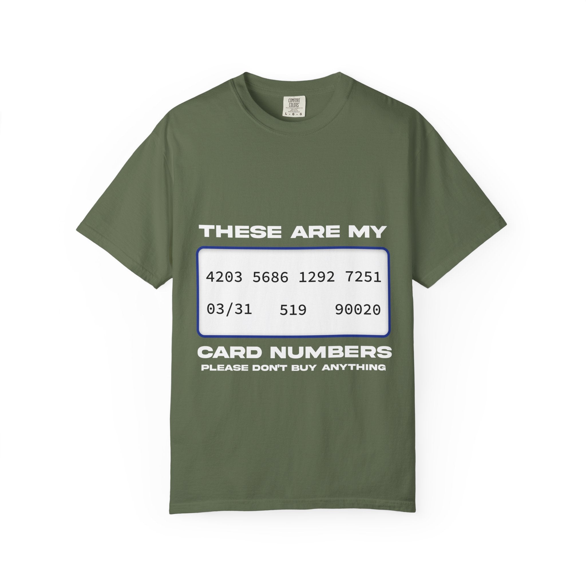 these are my card numbers
