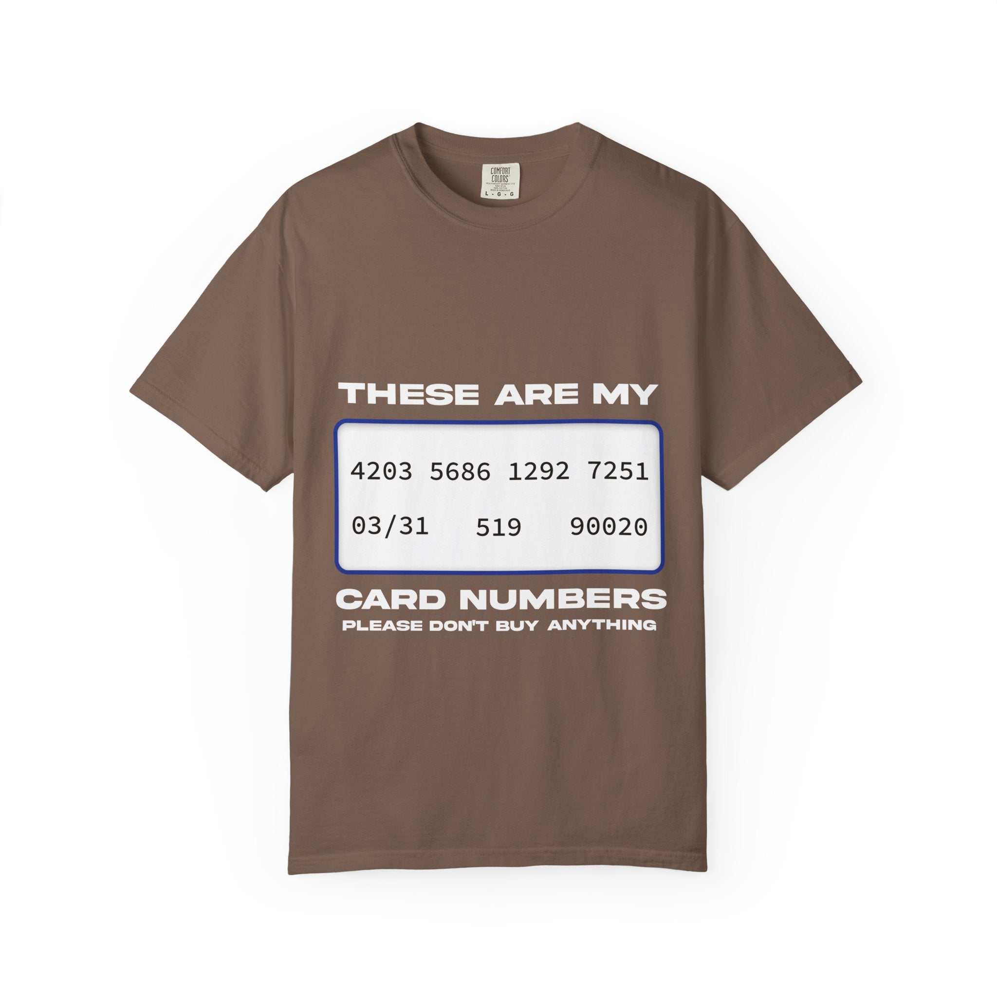 these are my card numbers