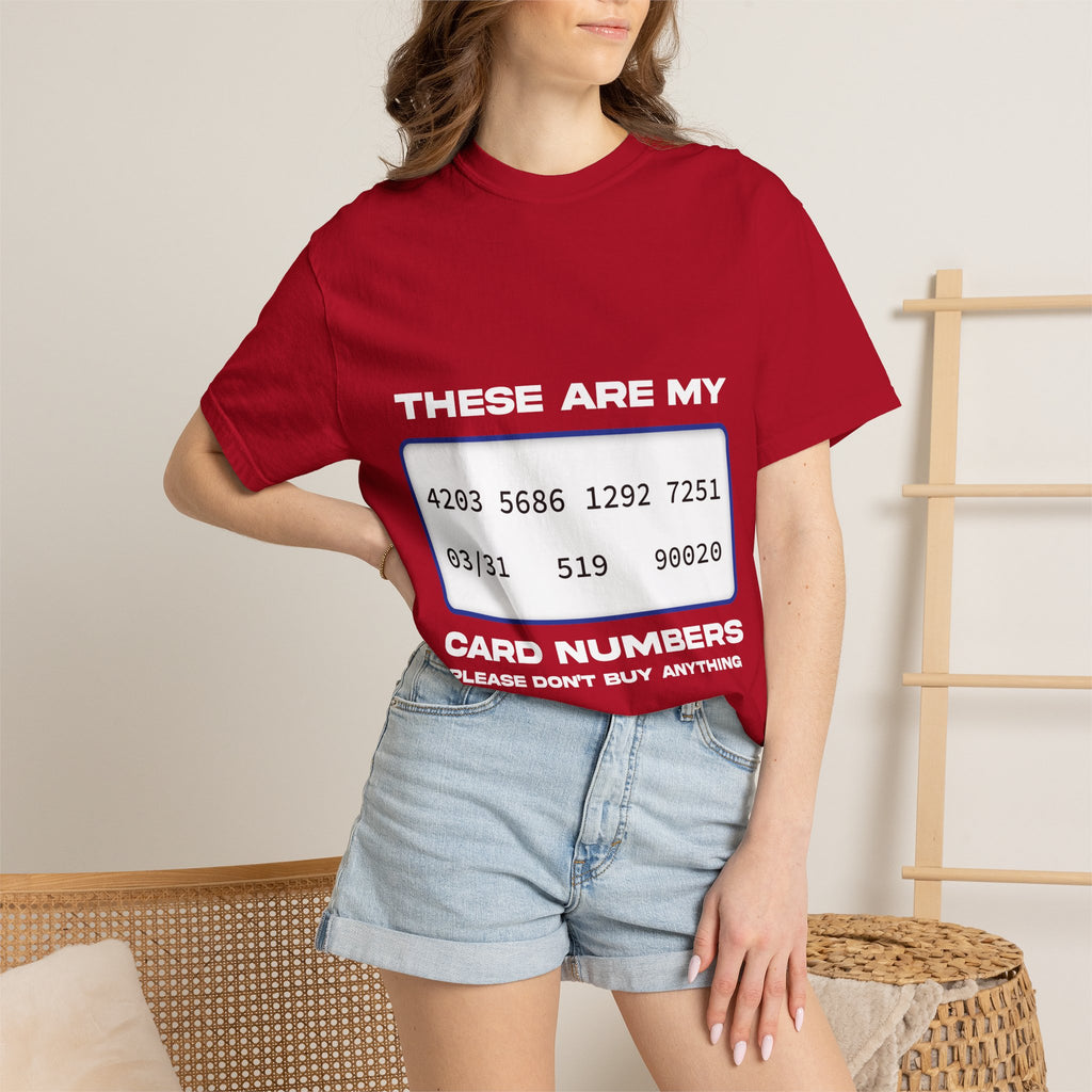 these are my card numbers