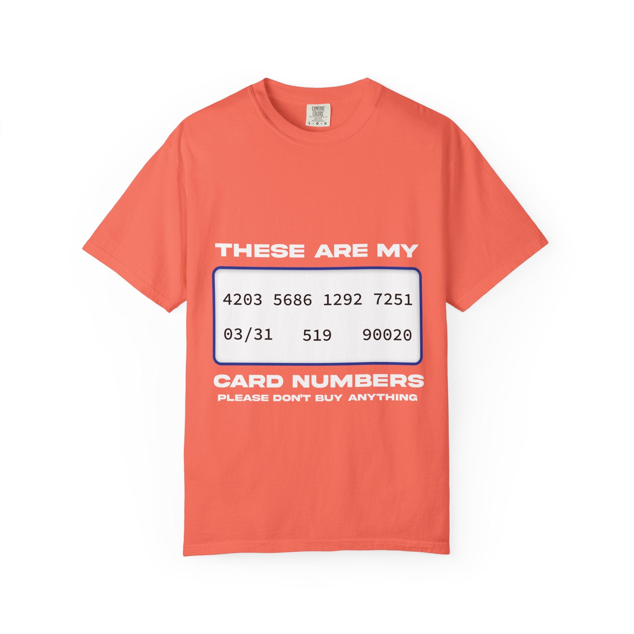 these are my card numbers