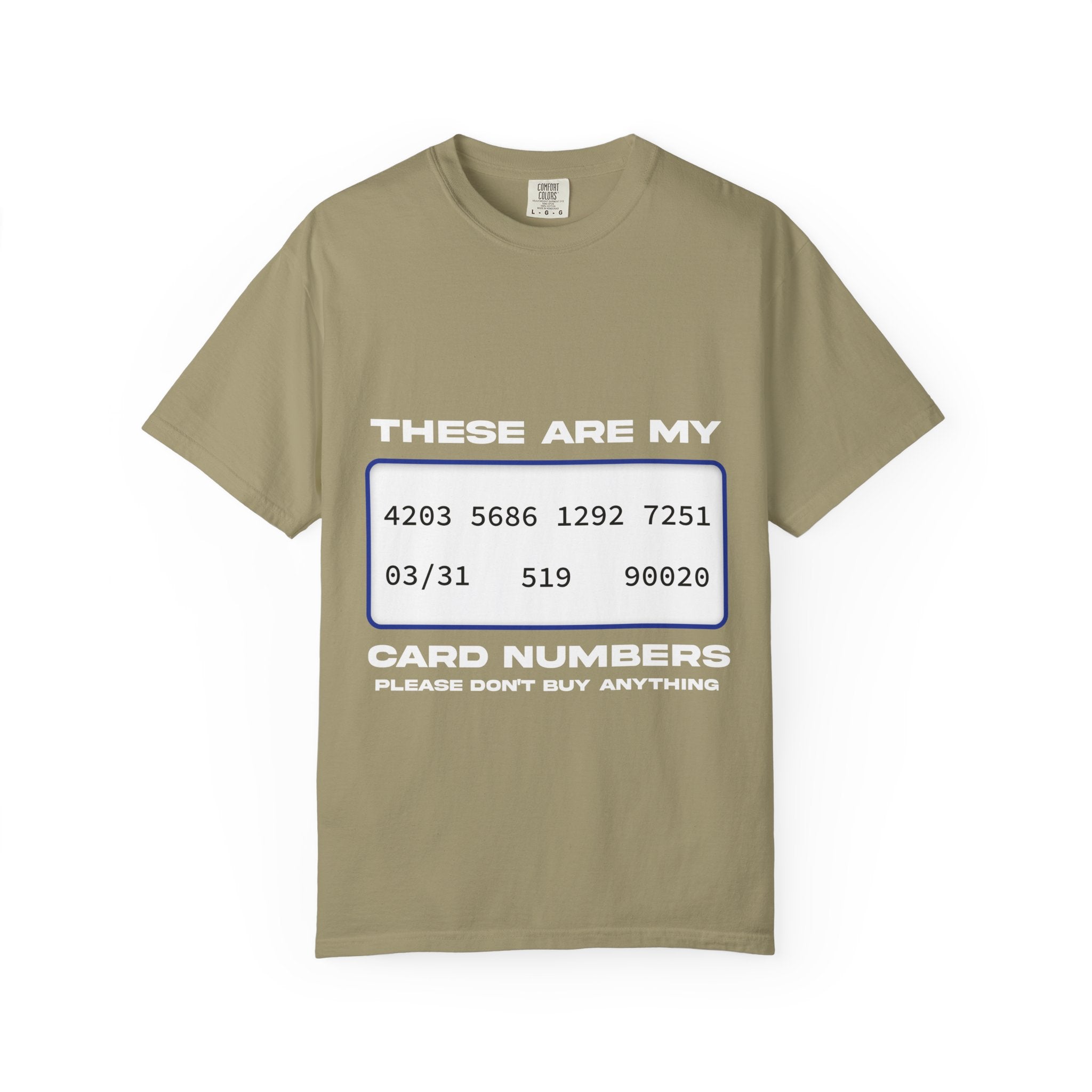 these are my card numbers