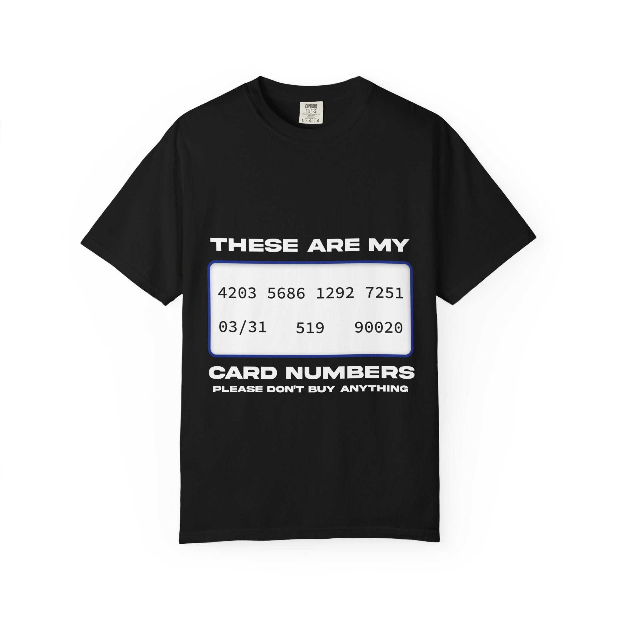 these are my card numbers