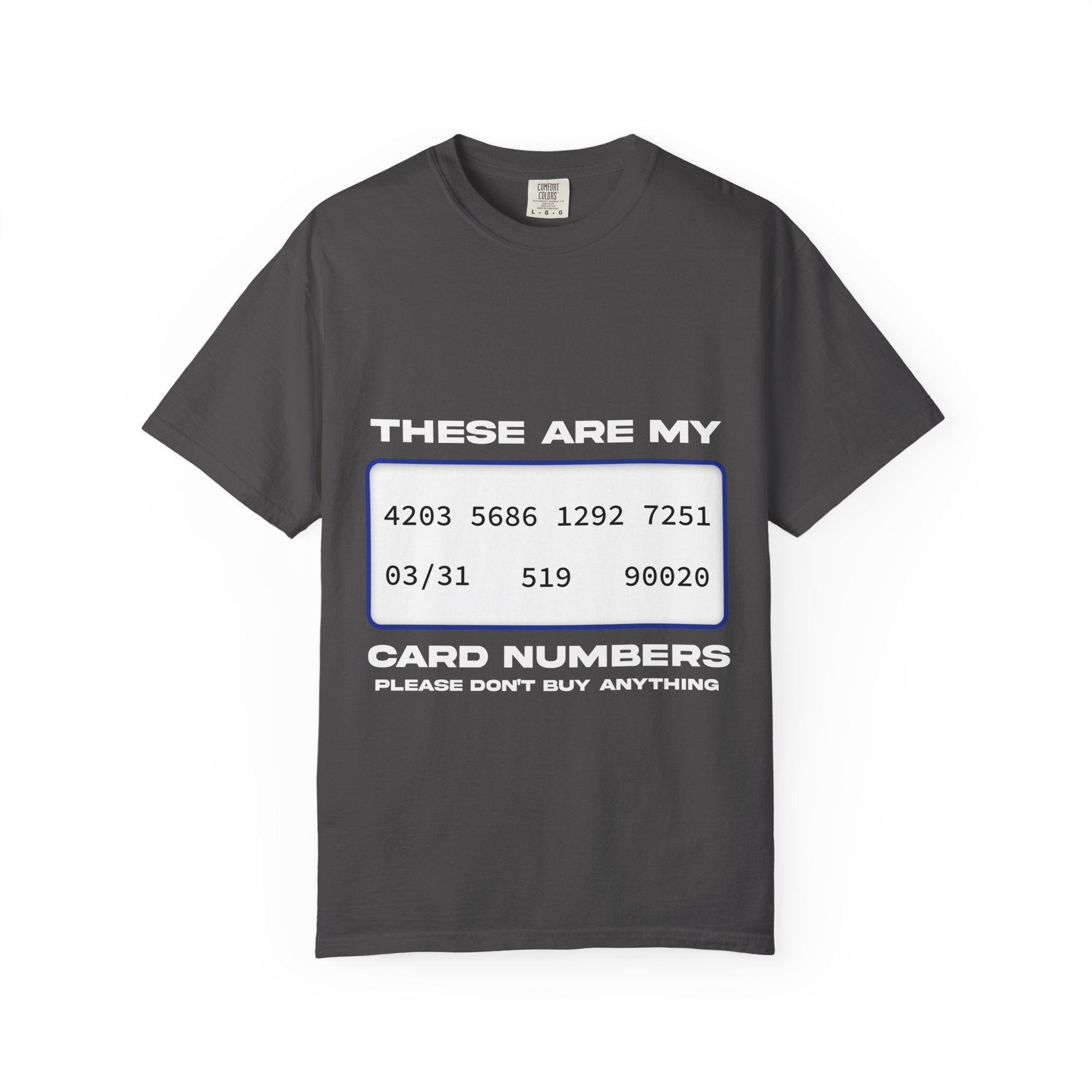 these are my card numbers