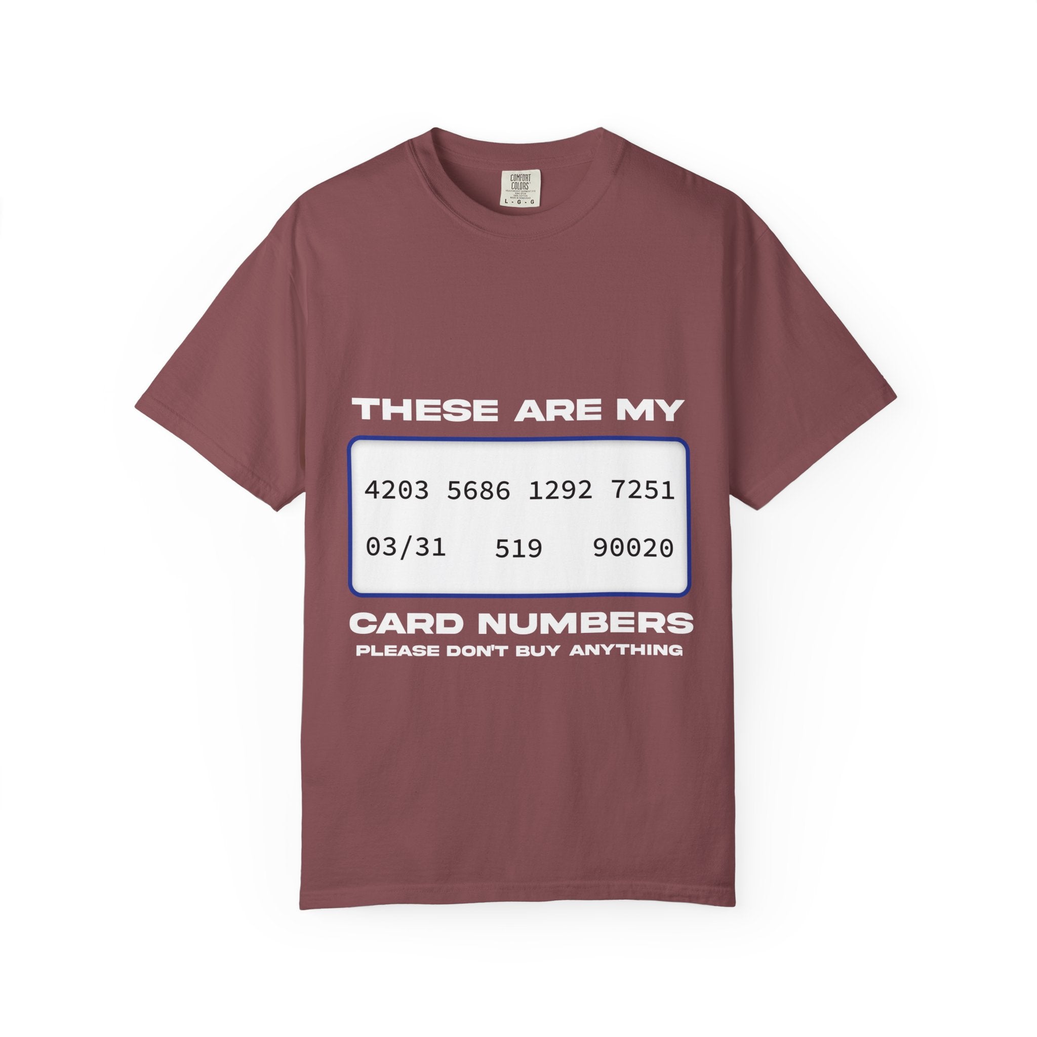 these are my card numbers