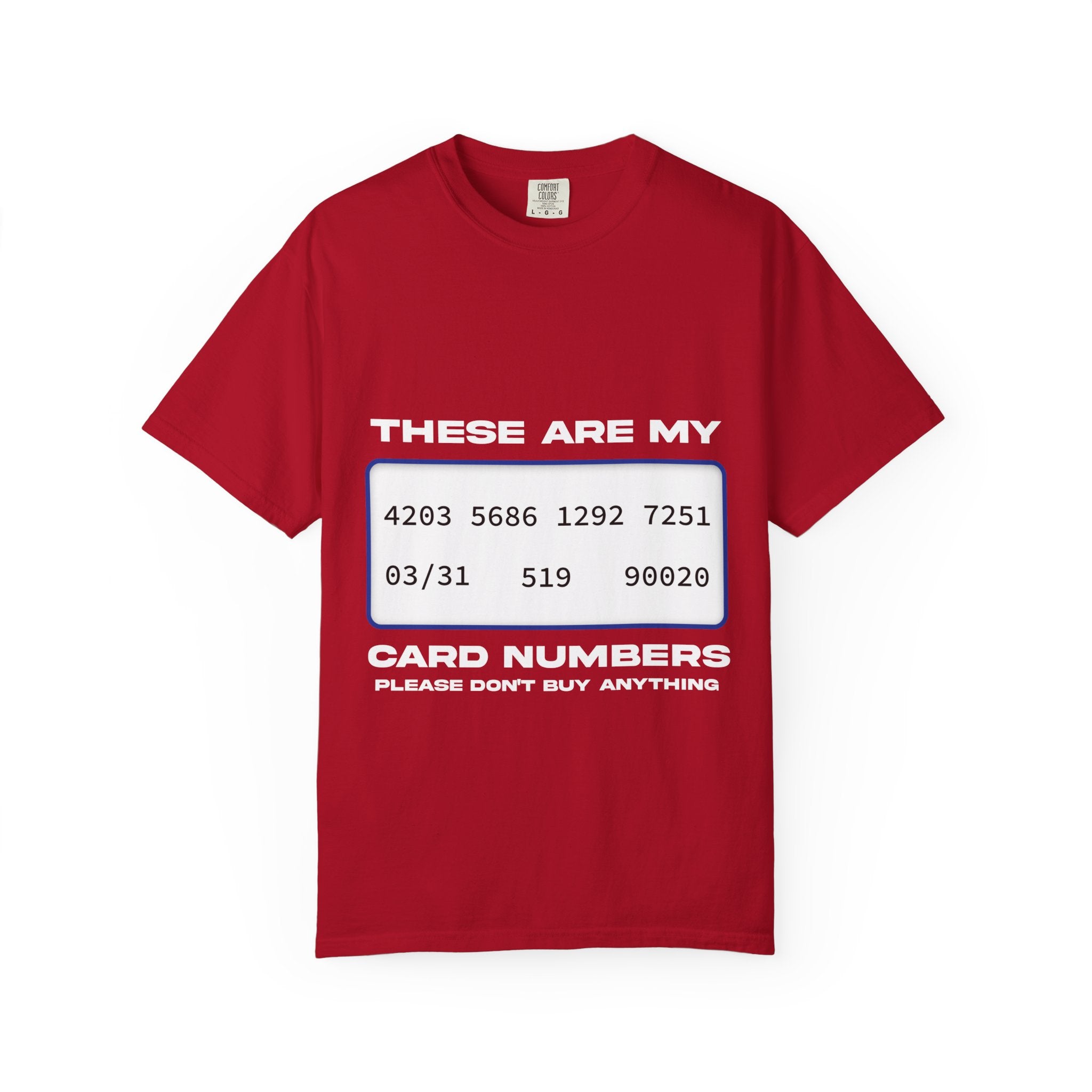 these are my card numbers