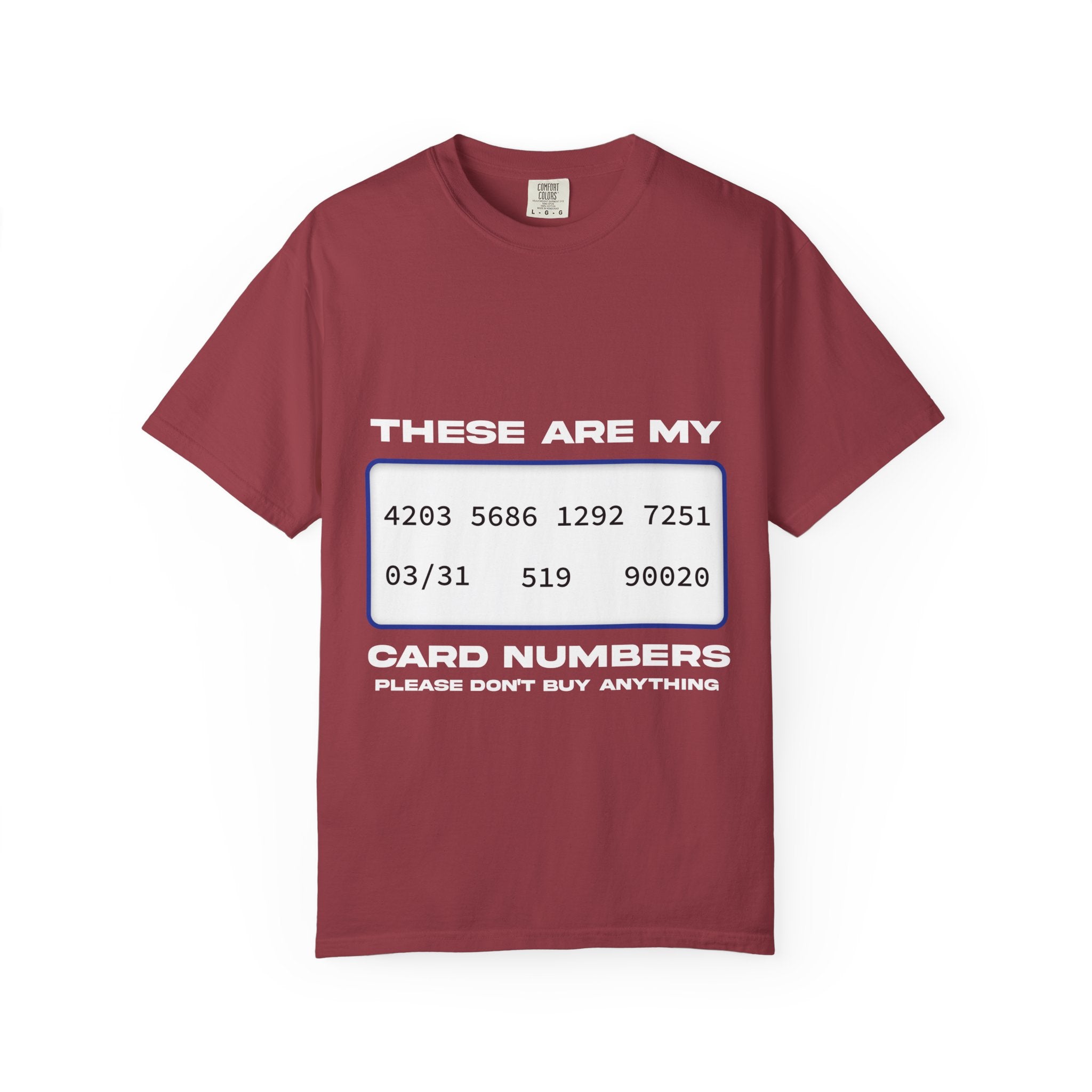 these are my card numbers