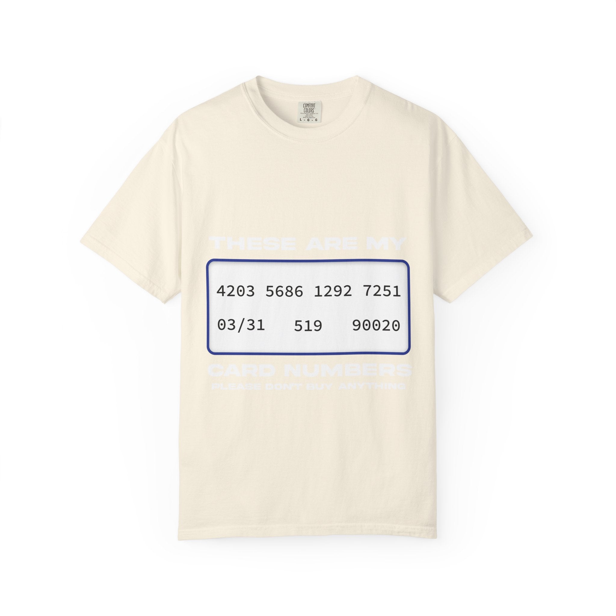 these are my card numbers